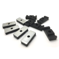 Black Resistance high temperature resistant cable sealing grommet rubber grommet with metal fittings for wire management